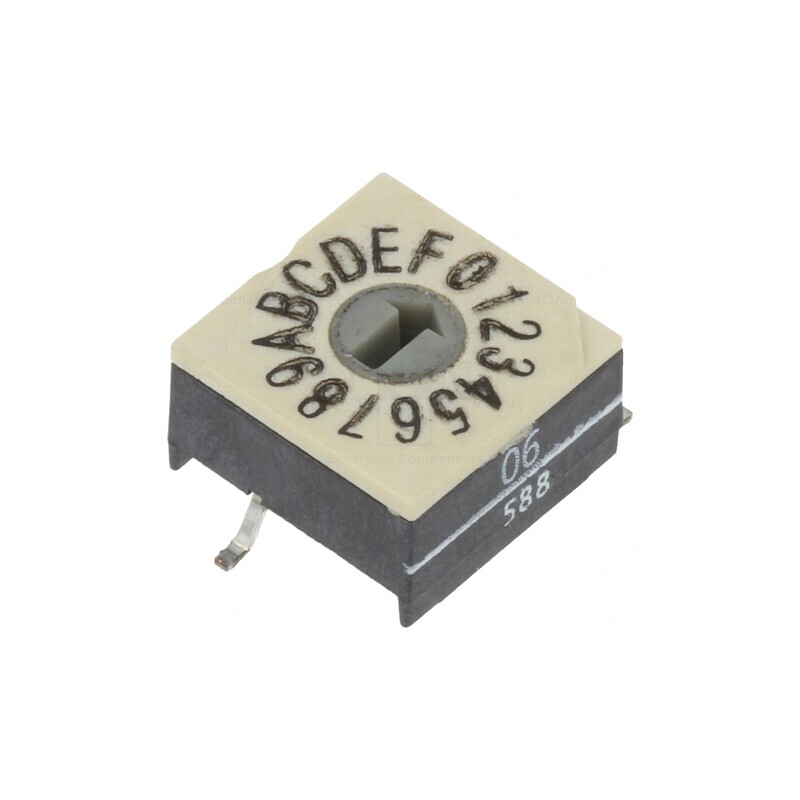 Întrerupător codificare HEX/BCD 16 poziții SMD | Electronic-mag.ro | Componente Electronice Întrerupător codificare HEX/BCD 16 poziții SMD | Electronic-mag.ro | Componente Electronice
