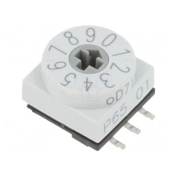 Întrerupător codificare DEC/BCD 10 Poz SMD 80mΩ | Electronic-mag.ro | Componente Electronice