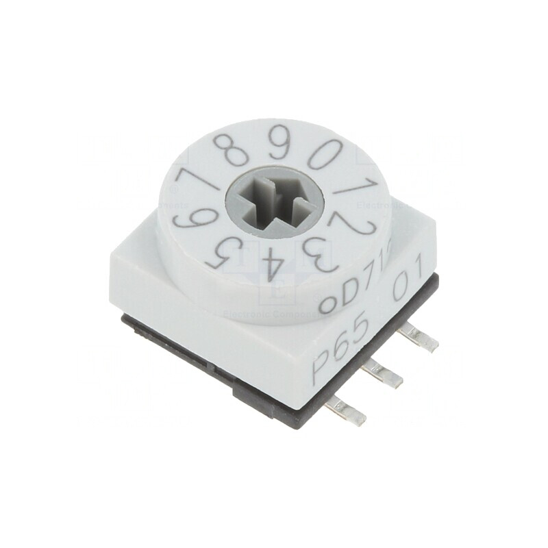 Întrerupător codificare DEC/BCD 10 Poz SMD 80mΩ | Electronic-mag.ro | Componente Electronice