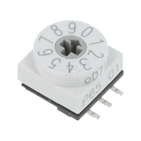 Întrerupător codificare DEC/BCD 10 Poz SMD 80mΩ | Electronic-mag.ro | Componente Electronice
