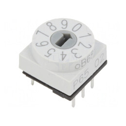 Întrerupător codificare DEC/BCD 10 poziții THT 80mΩ | Electronic-mag.ro | Componente Electronice