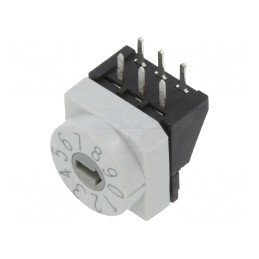 Întrerupător DEC/BCD THT 10 poziții 80mΩ | Electronic-mag.ro | Componente Electronice