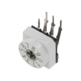 Întrerupător codificare DEC/BCD 10 poziții THT 80mΩ | Electronic-mag.ro | Componente Electronice