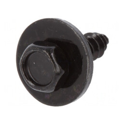 Şuruburi universale oțel negru 15mm 10buc | Electronic-mag.ro | Componente Electronice