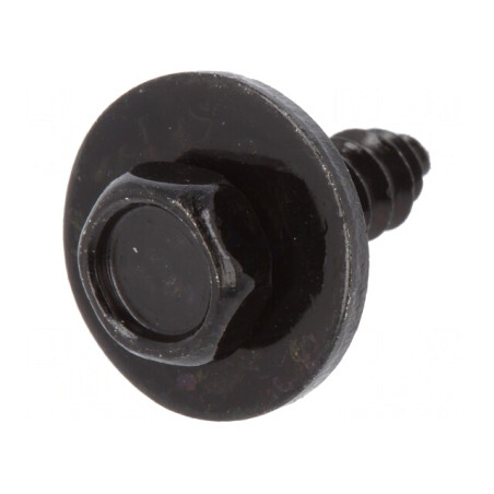 Şuruburi universale oțel negru 15mm 10buc | Electronic-mag.ro | Componente Electronice