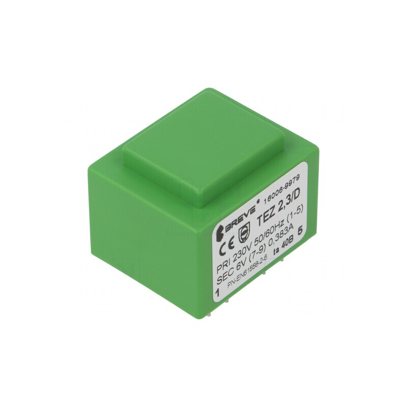 Transformator încapsulat 6V 383mA PCB | Electronic-mag.ro | Componente Electronice
