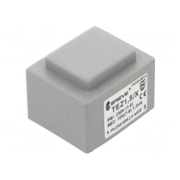 Transformator încapsulat 1,5VA 230V 10V 150mA PCB | Electronic-mag.ro | Componente Electronice