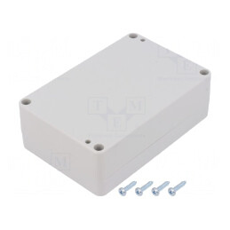 Carcasă universală ABS gri deschis 70x105x35mm | Electronic-mag.ro | Componente Electronice