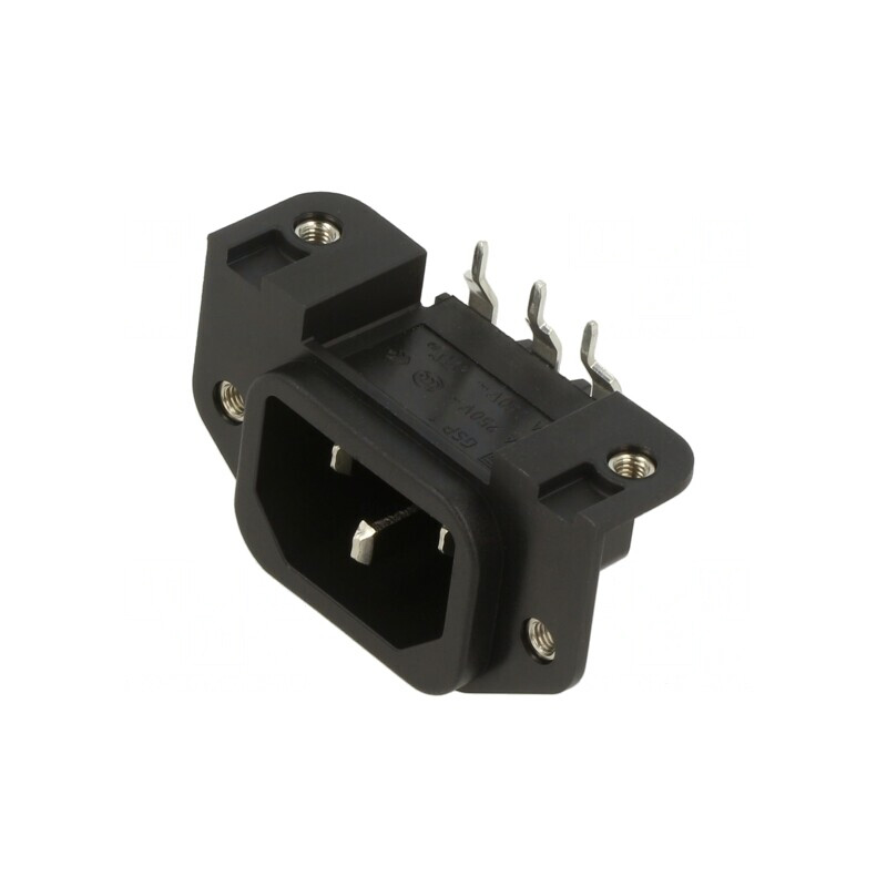 Conector alimentare AC soclu tată 10A 250V IEC 60320 GSP1 | Electronic-mag.ro | Componente Electronice Conector alimentare AC soclu tată 10A 250V IEC 60320 GSP1 | Electronic-mag.ro | Componente Electronice