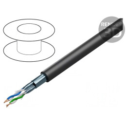 Cablu BiT 1000 2x2x1mm2 Negru LSZH 600V-1kV | Electronic-mag.ro | Componente Electronice