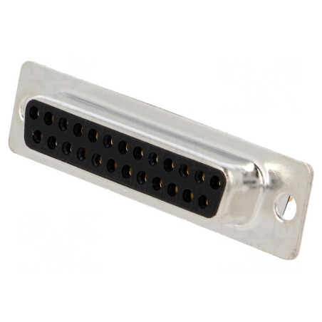 Conector D-Sub 25-Pin Mamă PCB THT 5A | Electronic-mag.ro | Componente Electronice