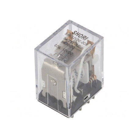 Releu Electromagnetic DPDT 12V DC 5A | Electronic-mag.ro | Componente Electronice