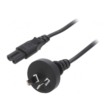 Cablu Alimentare 2x0.75mm2 3m 10A PVC | Electronic-mag.ro | Componente Electronice