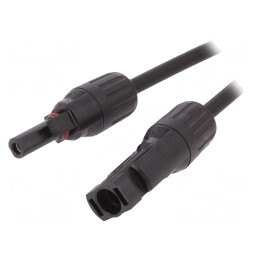 Cablu Solar 4mm2 1m Conector Drept | Electronic-mag.ro | Componente Electronice