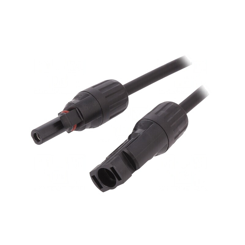 Cablu Solar 4mm2 1m Conector Drept | Electronic-mag.ro | Componente Electronice