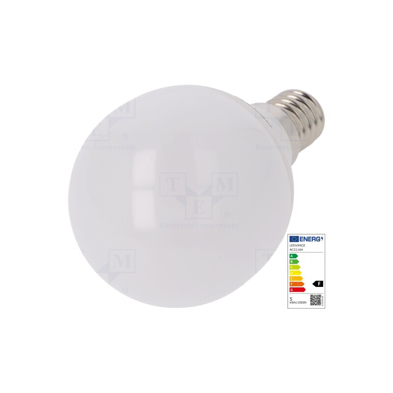 Lampă LED E14 5.5W Alb Cald 2700K 470lm | Electronic-mag.ro | Componente Electronice