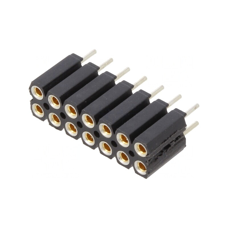 Soclu pini mamă 14 pini 2,54mm THT 2x7 | Electronic-mag.ro | Componente Electronice Soclu pini mamă 14 pini 2,54mm THT 2x7 | Electronic-mag.ro | Componente Electronice