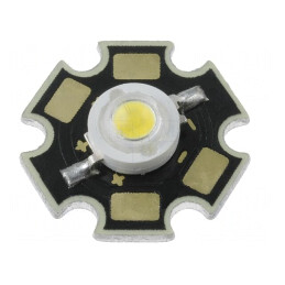 LED putere; STAR; alb cald; 120°; P: 1W; 80÷90lm