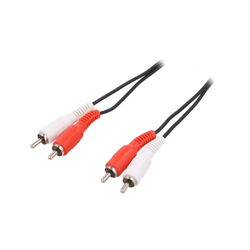 Cablu RCA dublu 10m negru | Electronic-mag.ro | Componente Electronice Cablu RCA dublu 10m negru | Electronic-mag.ro | Componente Electronice