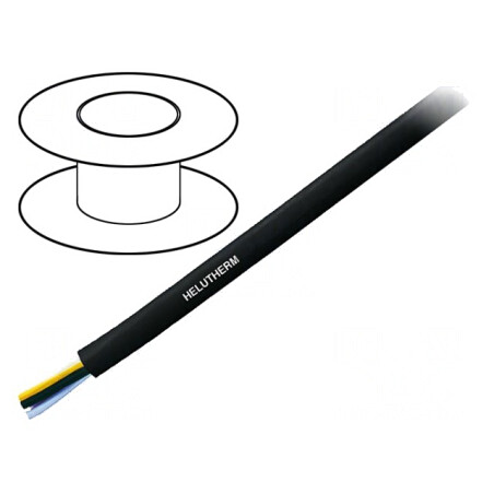 Cablu HELUTHERM® 120 5G0.75mm² PVC Negru | Electronic-mag.ro | Componente Electronice