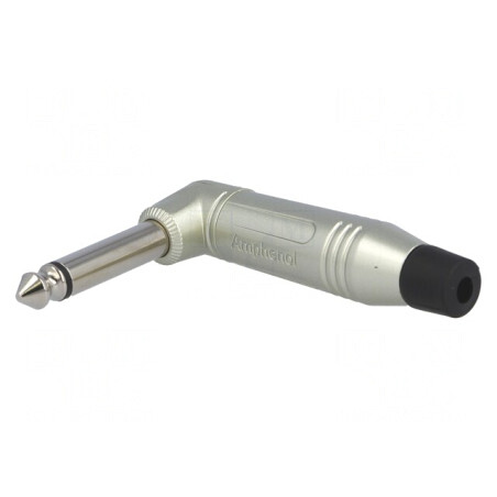 Mufă Jack 6,3mm Tată Mono Unghi 90° Pe Cablu | Electronic-mag.ro | Componente Electronice