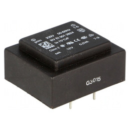 Transformator încapsulat 0,5VA 230V 12V PCB | Electronic-mag.ro | Componente Electronice