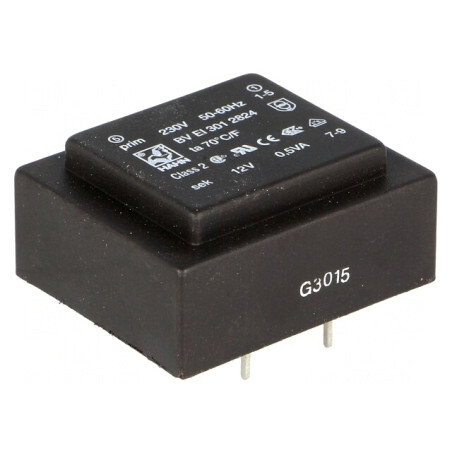 Transformator încapsulat 0,5VA 230V 12V PCB | Electronic-mag.ro | Componente Electronice