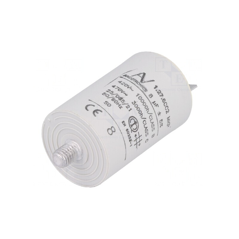 Condensator Motor 8uF 420V | Electronic-mag.ro | Componente Electronice