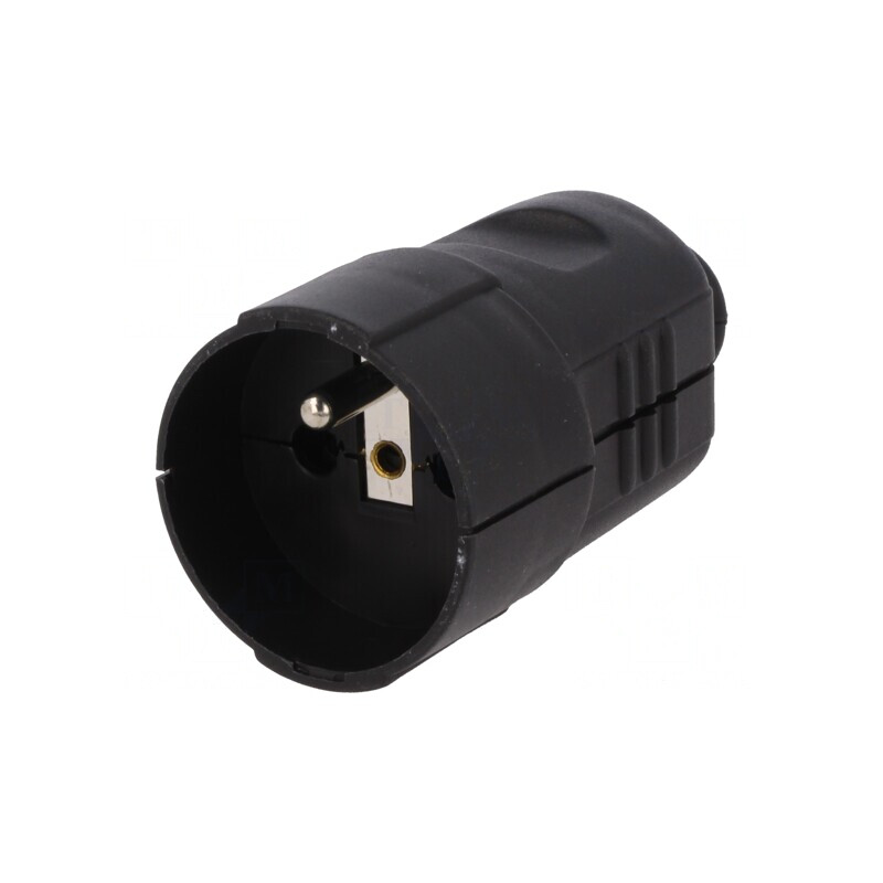 Conector Alimentare AC 230V 16A Negru | Electronic-mag.ro | Componente Electronice