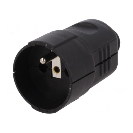 Conector Alimentare AC 230V 16A Negru | Electronic-mag.ro | Componente Electronice