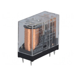 Releu Electromagnetic DPST-NO 24VDC 5A | Electronic-mag.ro | Componente Electronice