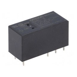 Releu electromagnetic DPDT 12VDC 8A | Electronic-mag.ro | Componente Electronice