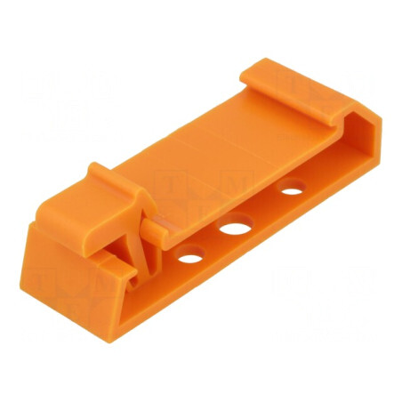 Element de fixare portocaliu TS35 | Electronic-mag.ro | Componente Electronice