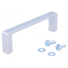 Manetă Aluminiu Gri 28mmx98mmx10mm | Electronic-mag.ro | Componente Electronice