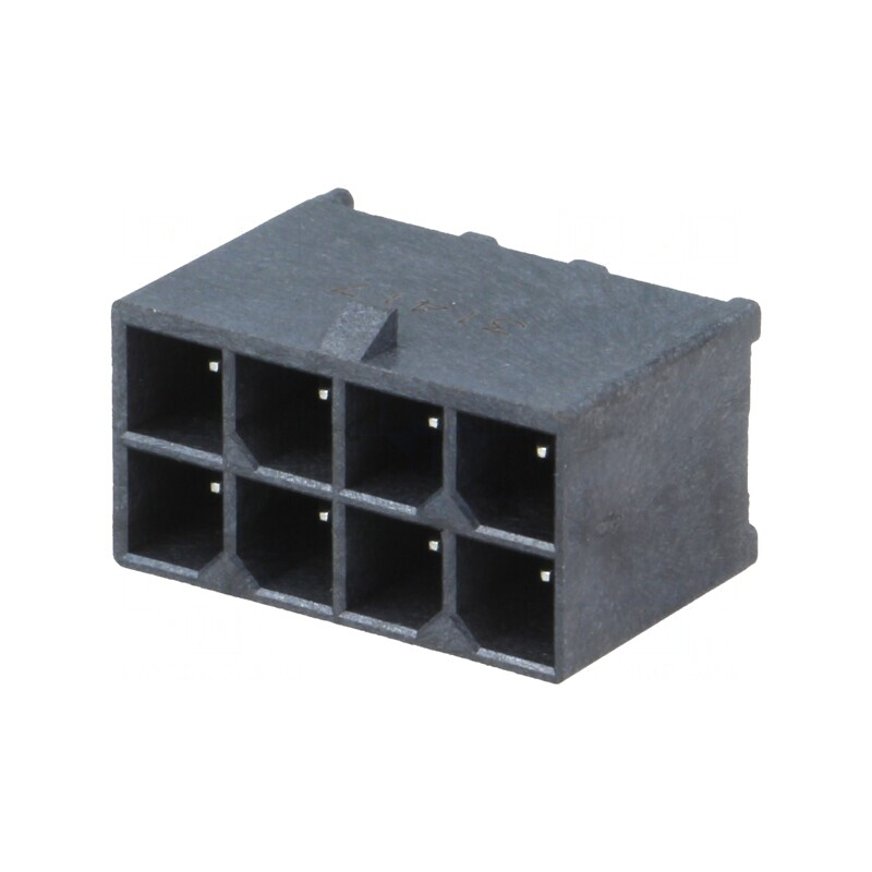 Soclu cablu-placă Mega-Fit 5,7mm PIN 8 23A THT | Electronic-mag.ro | Componente Electronice