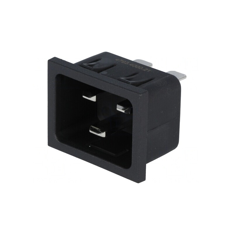 Conector Alimentare AC 16A 250V IEC 60320 | Electronic-mag.ro | Componente Electronice Conector Alimentare AC 16A 250V IEC 60320 | Electronic-mag.ro | Componente Electronice