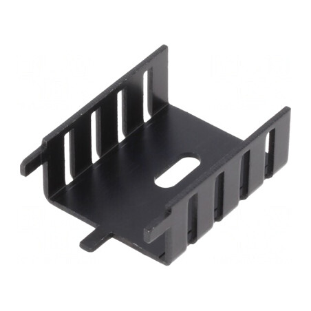Radiator Extrudat Negru TO220 35,1x25,4x12,7mm | Electronic-mag.ro | Componente Electronice
