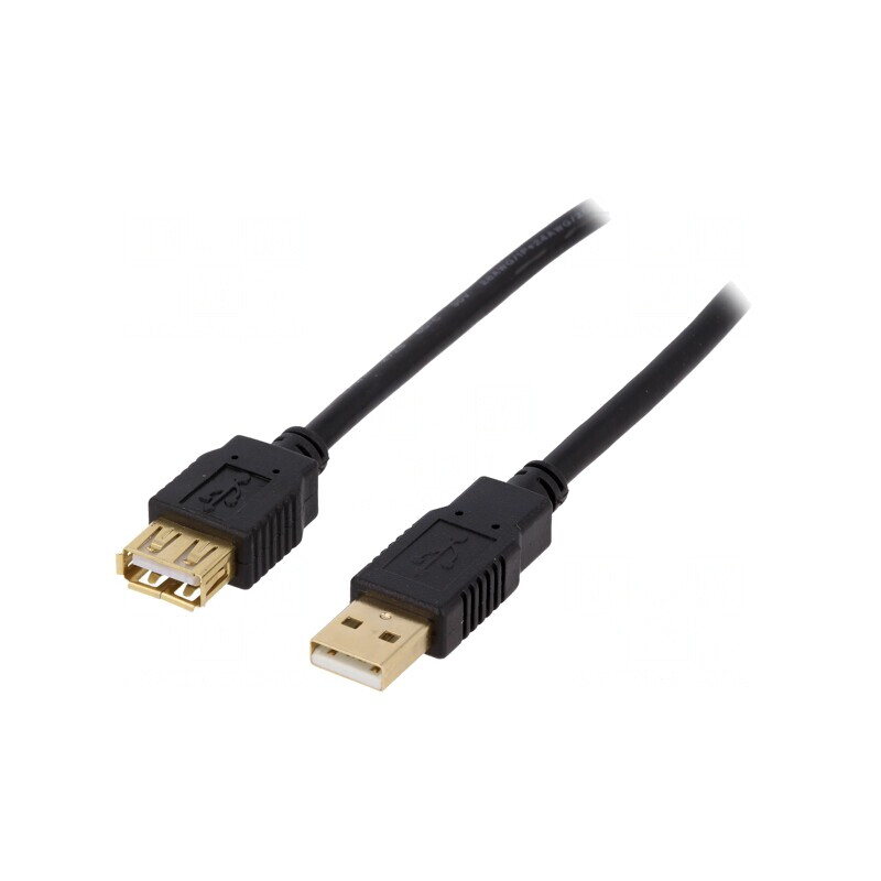 Cablu USB 2.0 A-A 5m Negru Aurit | Electronic-mag.ro | Componente Electronice Cablu USB 2.0 A-A 5m Negru Aurit | Electronic-mag.ro | Componente Electronice