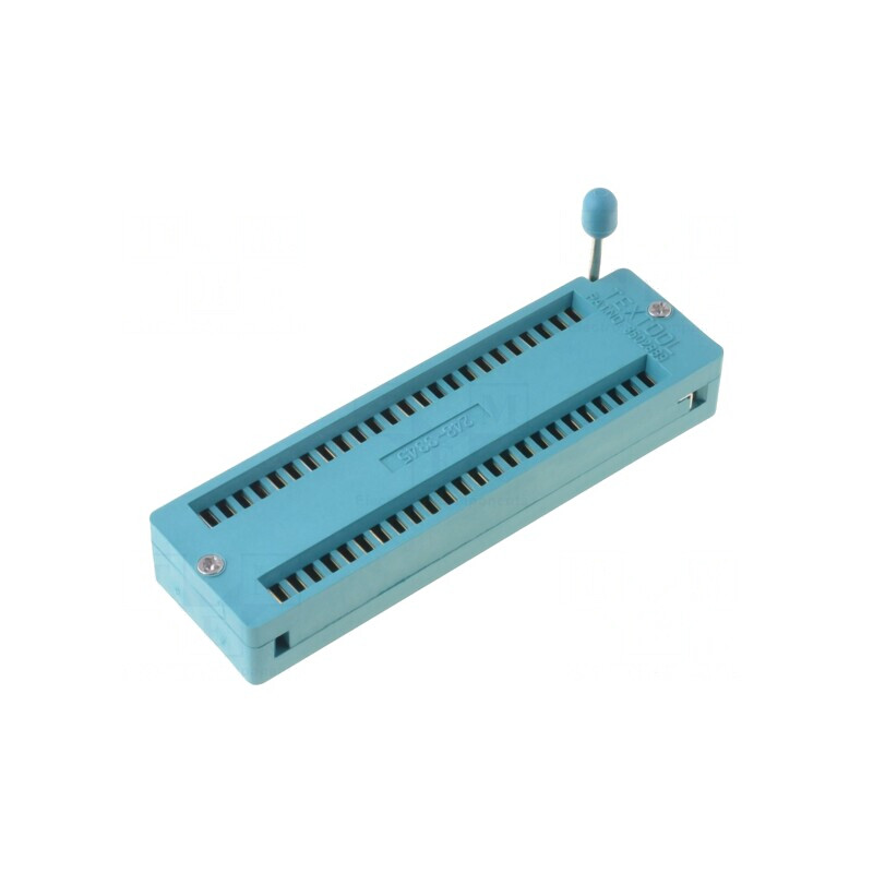 Soclu ZIF DIP48 15.24mm THT Demontabil pentru Circuite Integrate | Electronic-mag.ro | Componente Electronice