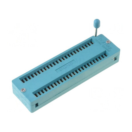 Soclu ZIF DIP48 15.24mm THT Demontabil pentru Circuite Integrate | Electronic-mag.ro | Componente Electronice