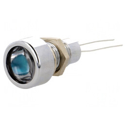 Lampă LED Plată Albastru IP67 pentru PCB 8.2mm | Electronic-mag.ro | Componente Electronice