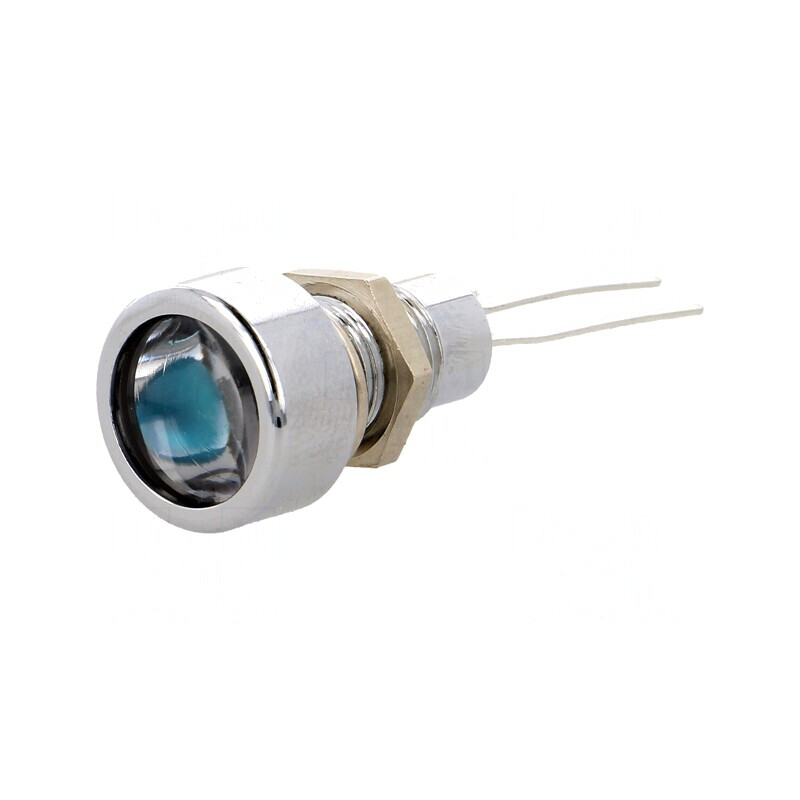Lampă LED Plată Albastru IP67 pentru PCB 8.2mm | Electronic-mag.ro | Componente Electronice