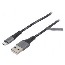 Cablu USB 2.0 USB A la Micro USB 0.5m 480Mbps | Electronic-mag.ro | Componente Electronice