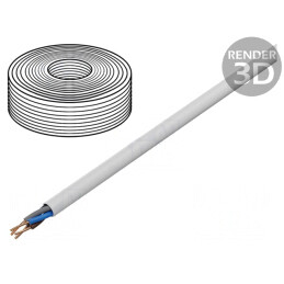 Cablu electric alb 4G4mm² 100m