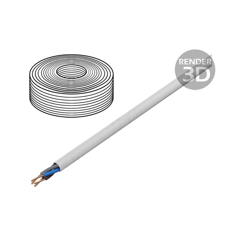Cablu electric alb 4G4mm² 100m | Electronic-mag.ro | Componente Electronice