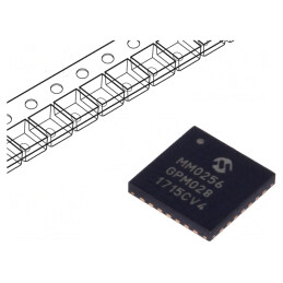 Microcontroler PIC 256kB 2-3.6V SMD QFN28 PIC32 | Electronic-mag.ro | Componente Electronice