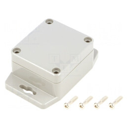 Carcasă universală cu lame de fixare 58x64x35mm | Electronic-mag.ro | Componente Electronice