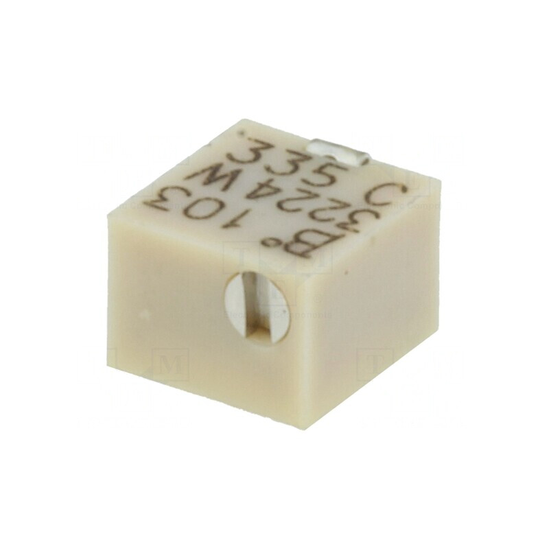 Potentiometru Multiturn 10kΩ 250mW SMD±10% | Electronic-mag.ro | Componente Electronice