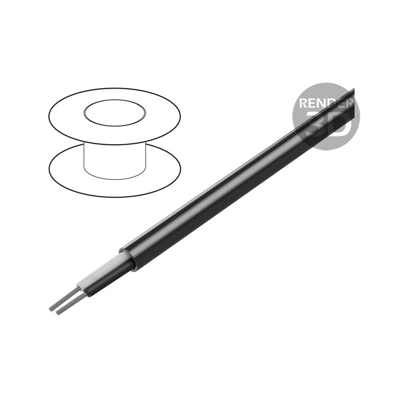 Cablu Electric 1x2x18AWG Cu Neecranat PVC 305m | Electronic-mag.ro | Componente Electronice