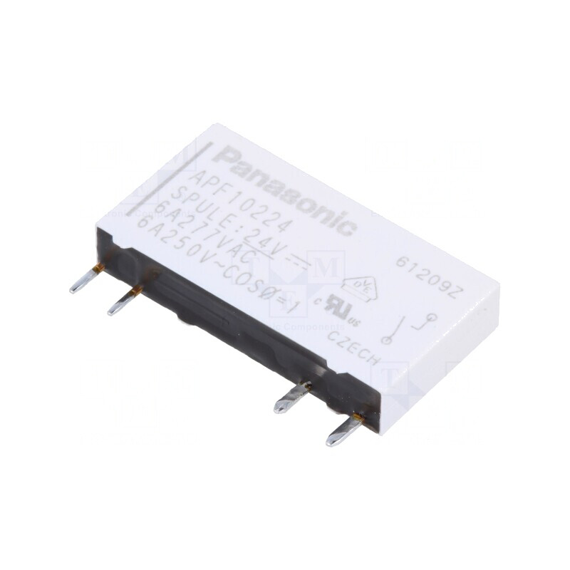 Releu Electromagnetic 24VDC 6A SPST-NO | Electronic-mag.ro | Componente Electronice